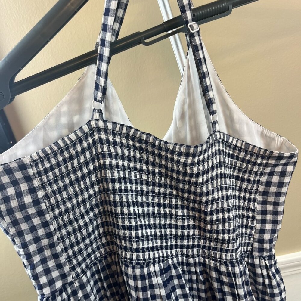 NWOT Old Navy Tiered Gingham Printed Maxi Cami Swing Dress - Large - Picture 7 of 8